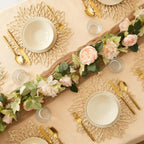 Gold Round PVC Table Placemats