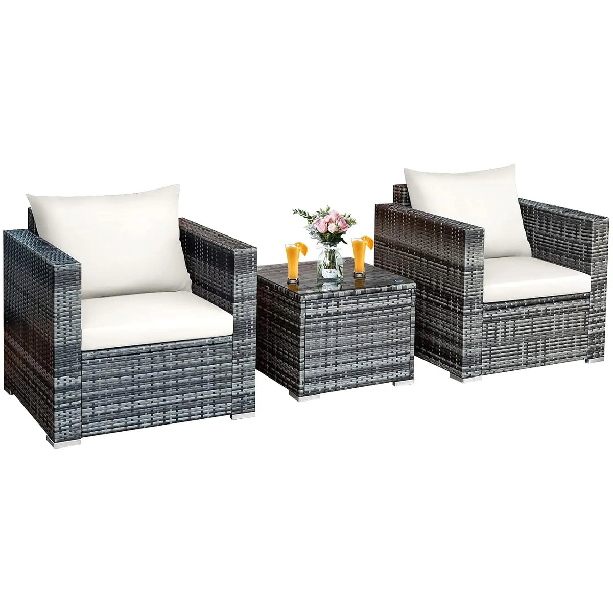 Premium Rattan Patio Set