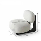 Luxury Velvet Nordic Armchair