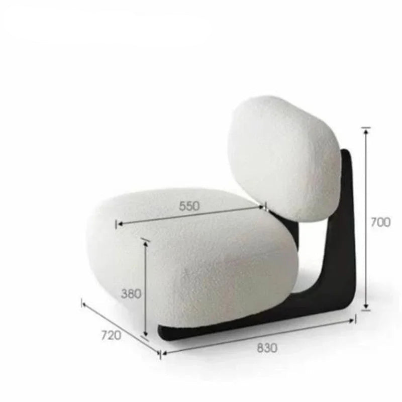 Luxury Velvet Nordic Armchair