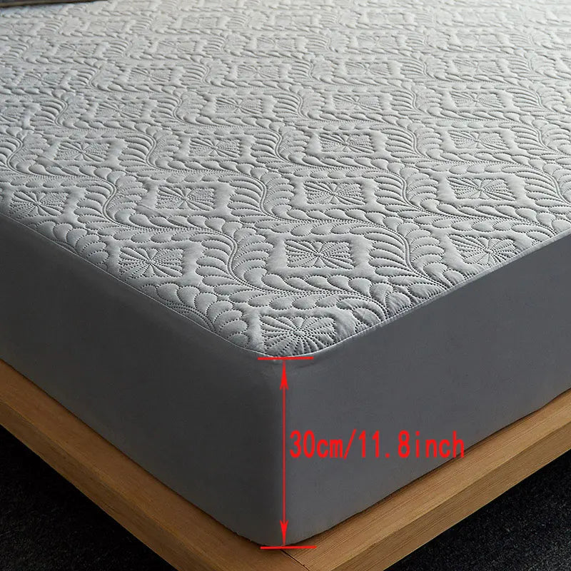 Waterproof Quilted Fitted Mattress Cover