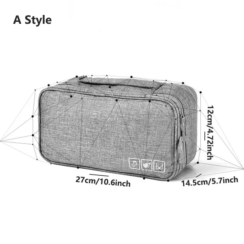 Waterproof Travel Underwear Organizer Bag