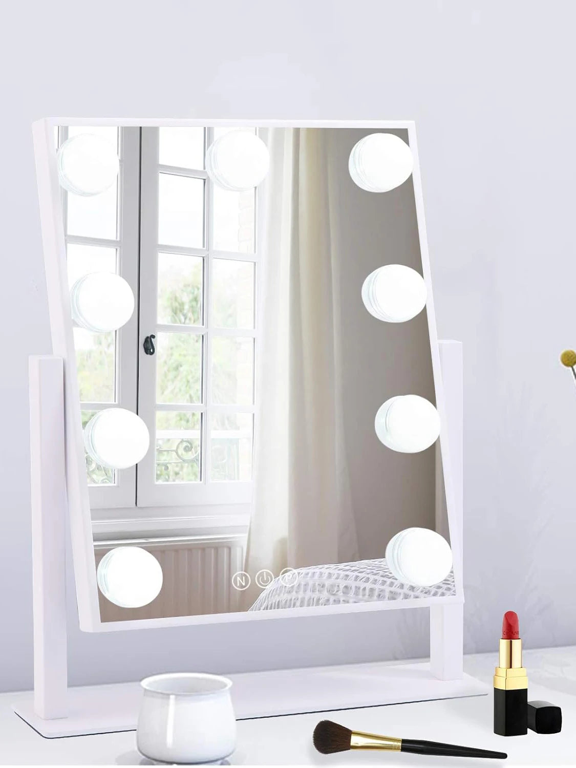 Hollywood Vanity Mirror with 9 LED Bulbs