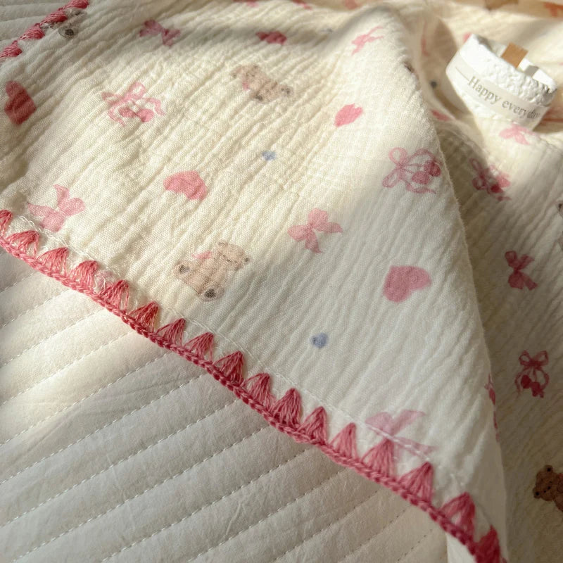 Pure Cotton Cartoon Summer Blanket