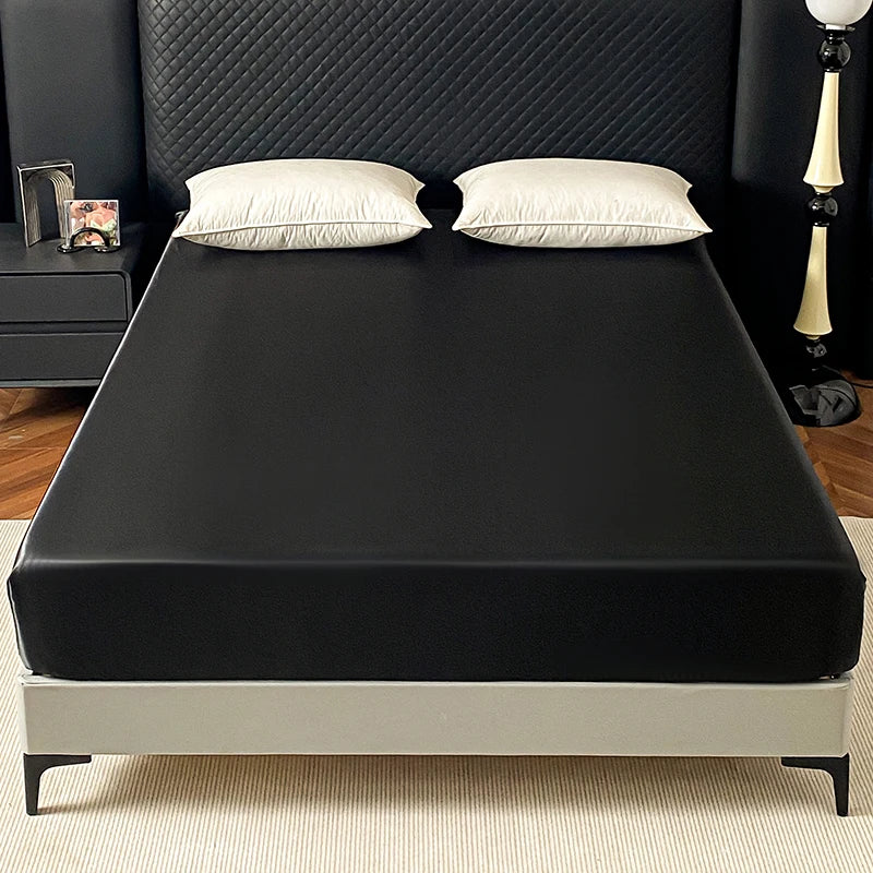 Soft Satin Fitted Bed Sheets