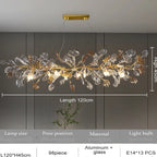 Nordic Glazed Glass Chandelier