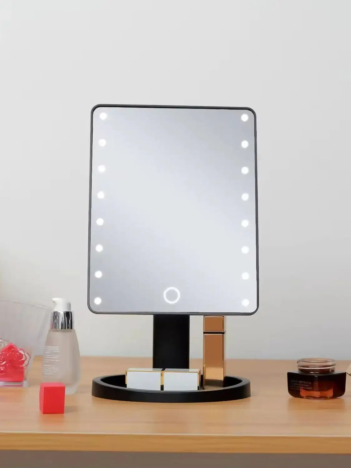 LED Touch-Control Vanity Makeup Mirror