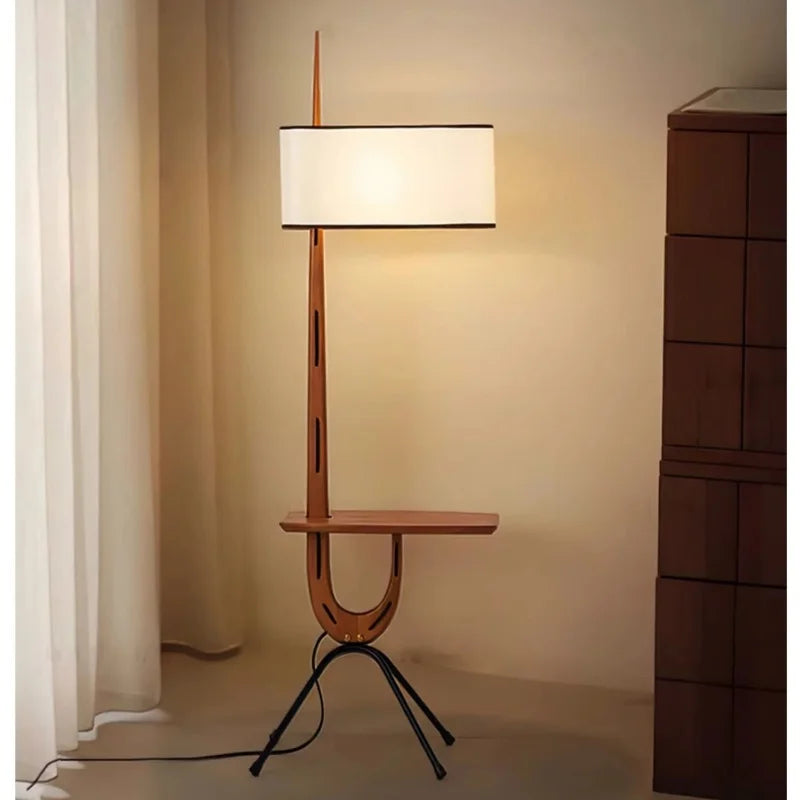 Medieval Solid Wood Storage Lamp