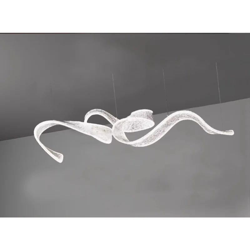 Artistic Ribbon Pendant Light Design