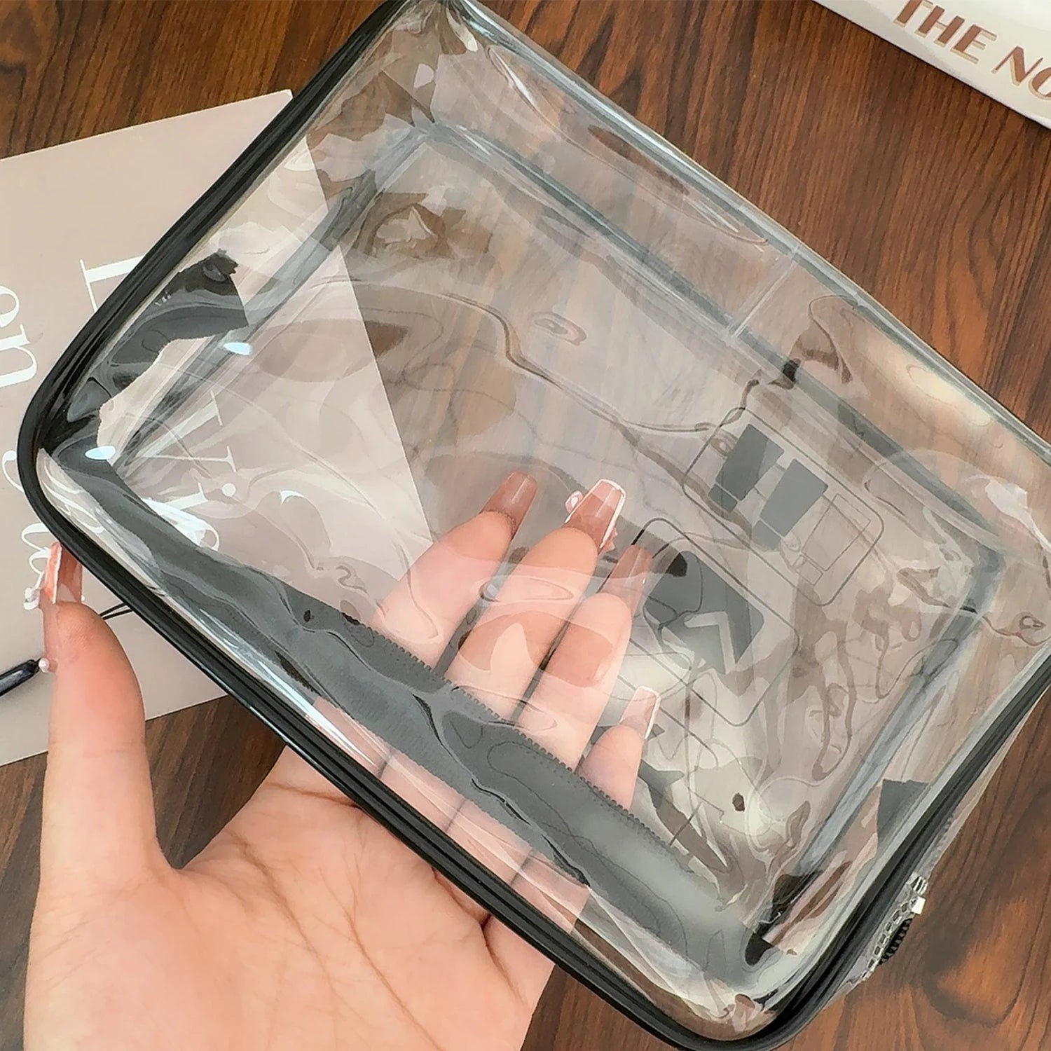 Clear Travel Cosmetic Organizer Bag