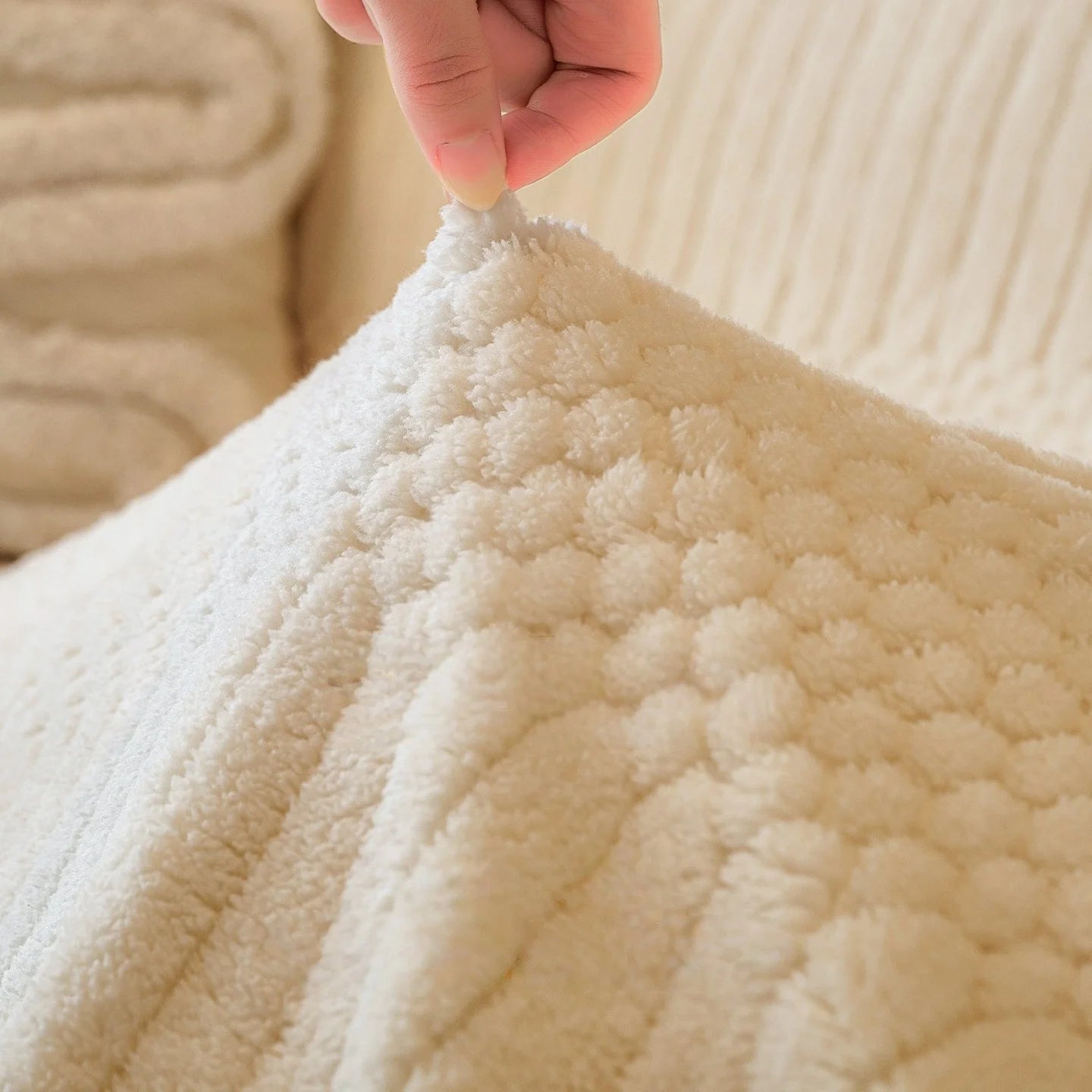 Bohemian Fleece Sofa Throw