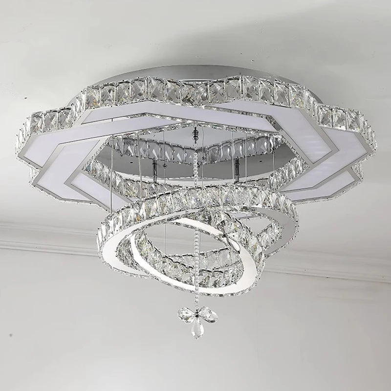 Luxury Crystal LED Ceiling Chandelier