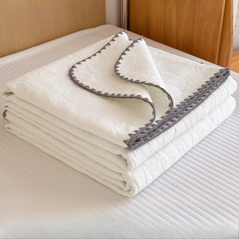 Cotton Gauze Summer Quilt Blanket