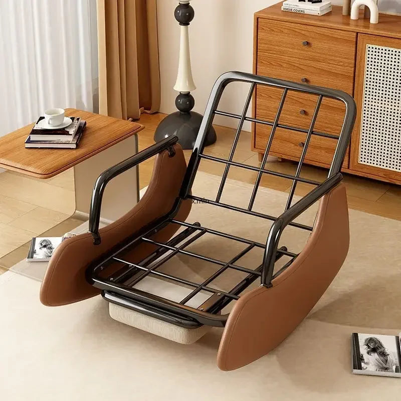 Modern Velvet Rocking Lounge Chair
