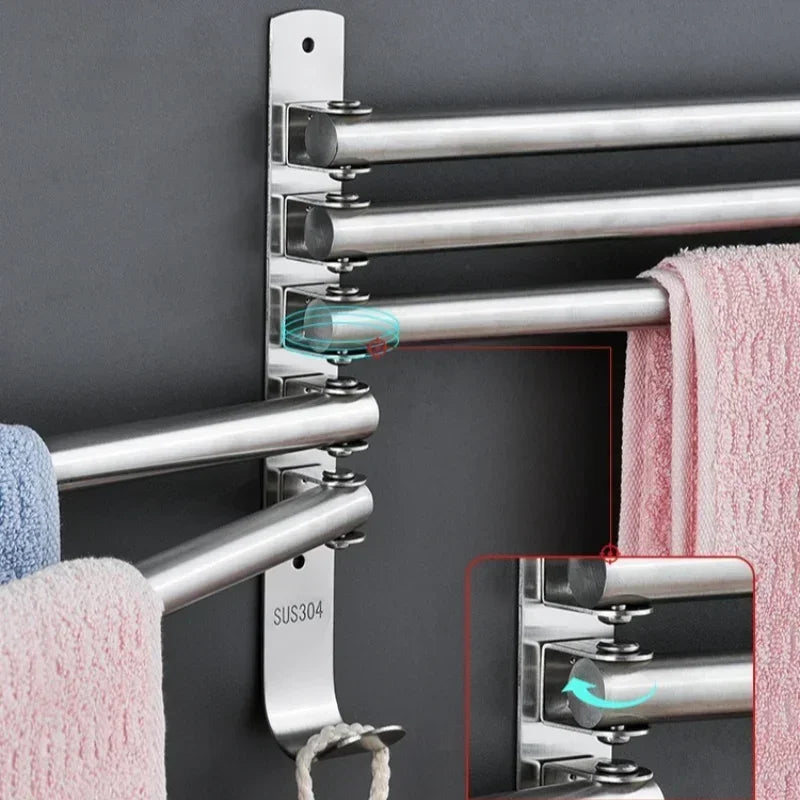 Swing Arm Towel Rack Holder