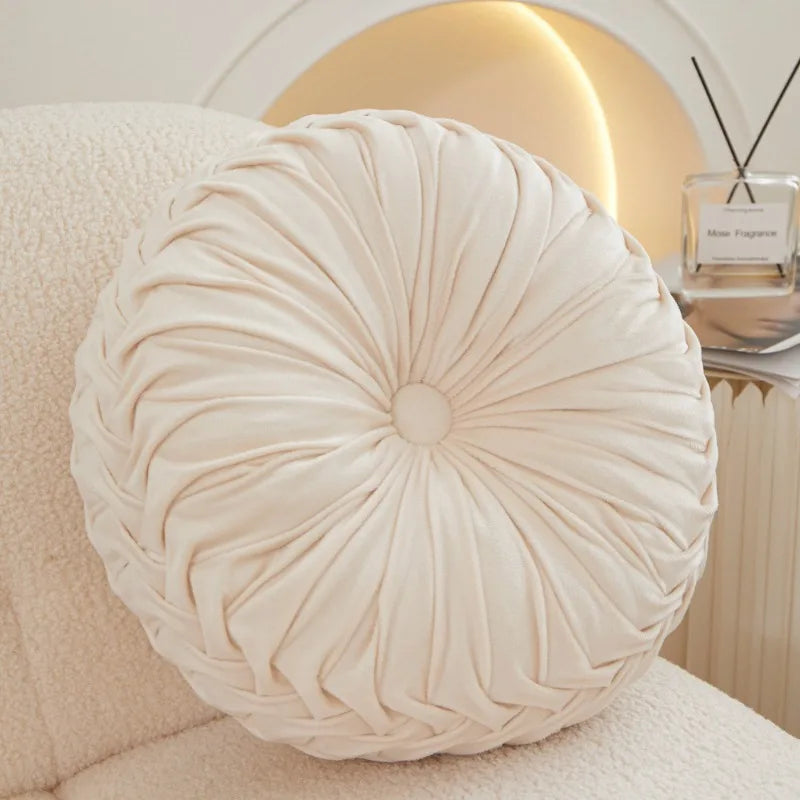 3D Velvet Pumpkin Cushion