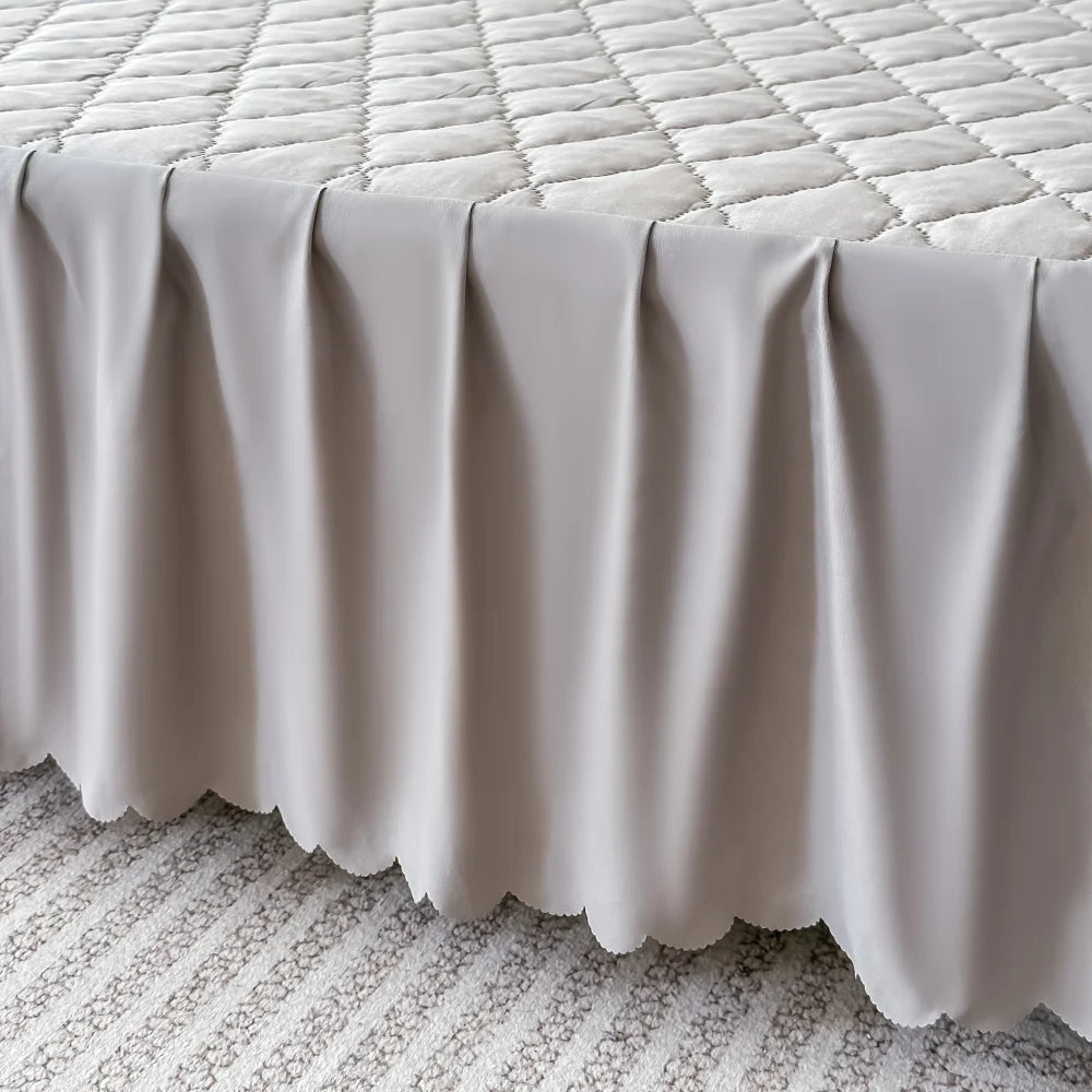 Quilted Waterproof Breathable Bed Skirt