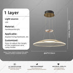 Modern Aluminum LED Chandelier