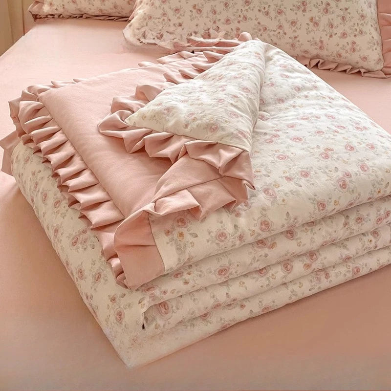 Lightweight Summer Air-Conditioning Comforter Blanket