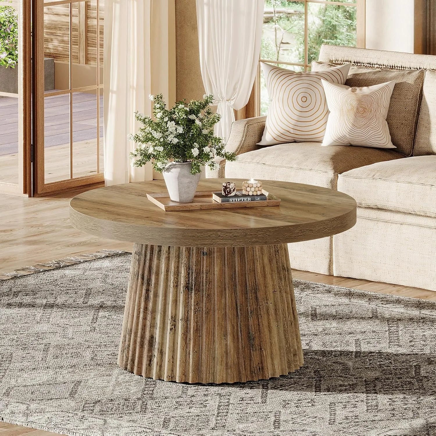 31.5-Inch Farmhouse Round Table
