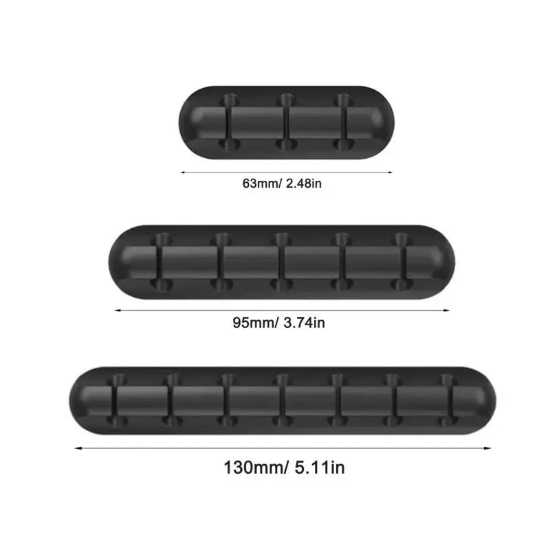 Silicone Cable Management Clips