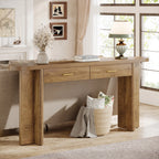 Farmhouse Console Table With Drawers