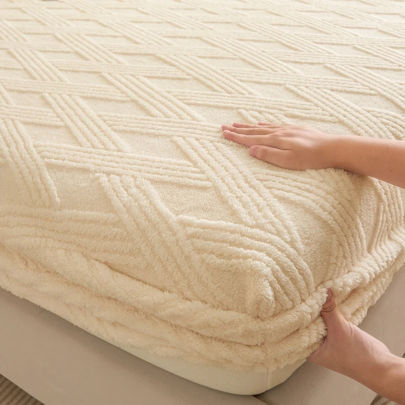 Cozy Fleece Thermal Fitted Bedsheet