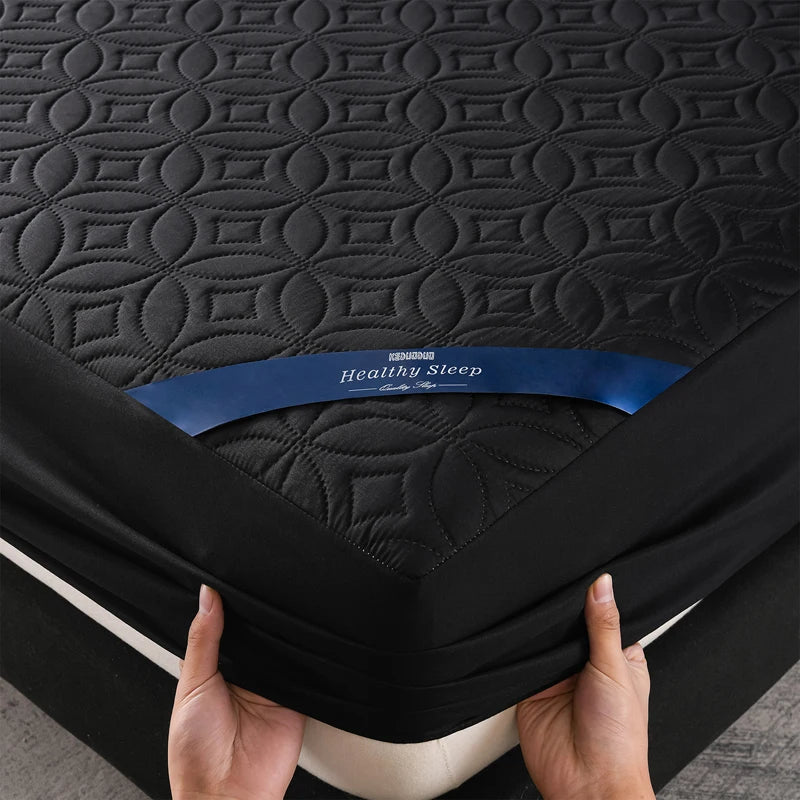 Soft Waterproof Quilted Mattress Cover