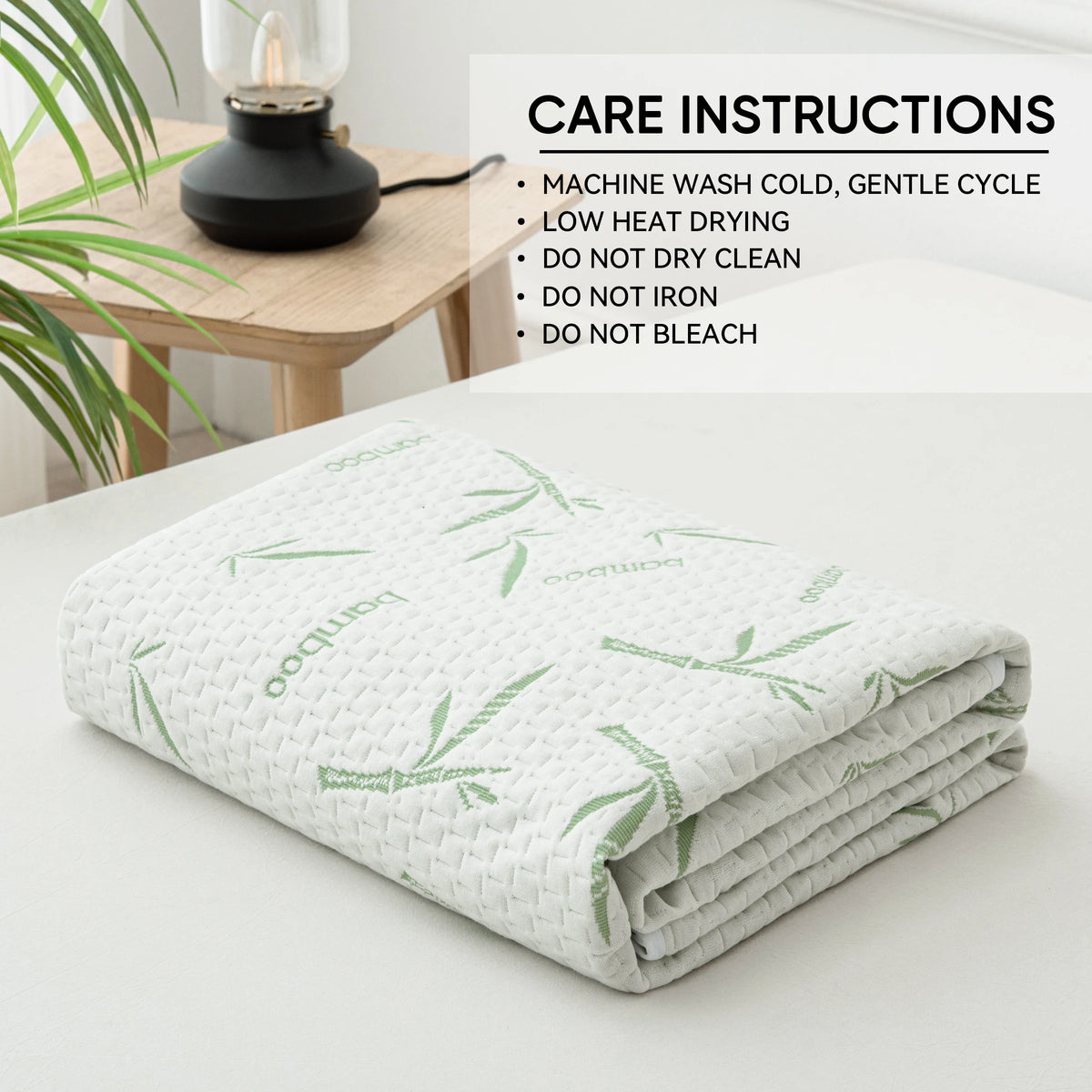 Bamboo Waterproof Cooling Mattress Protector