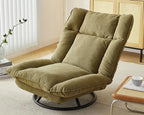 Rotating Fabric Swivel Lounge Chair