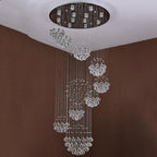 Crystal Staircase Chandelier Modern Luxury
