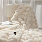 Luxury Rabbit Plush Winter Blanket