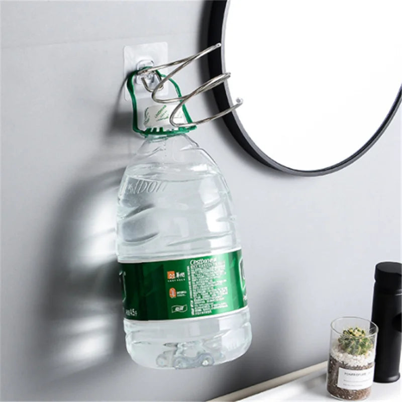 Stainless Steel Hair Dryer Holder Wall Mounted Storage Organizer