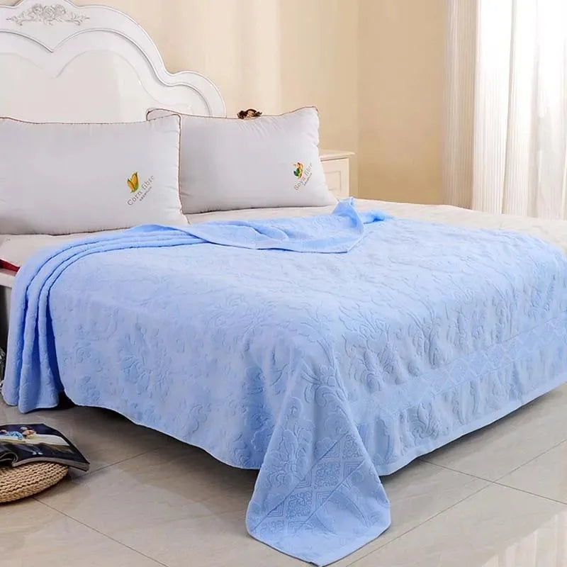 Jacquard Cotton Summer Throw Blanket