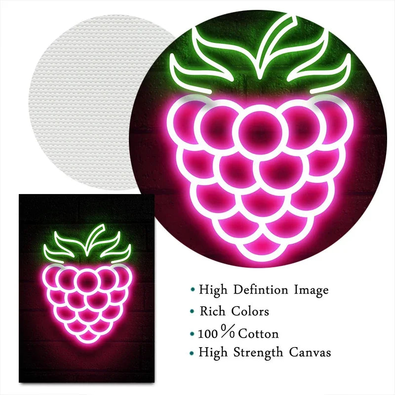 Vibrant Fruit Canvas Wall Art