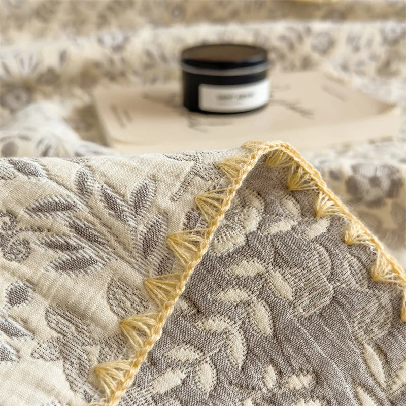 Cotton Gauze Summer Quilt Blanket