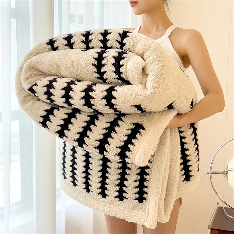 Thick Flannel Winter Blanket
