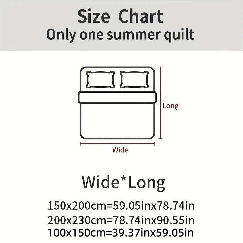 Pink Cooling Summer Blanket