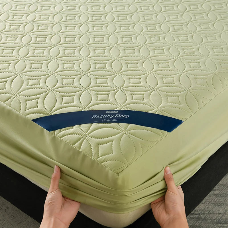 Soft Waterproof Quilted Mattress Cover