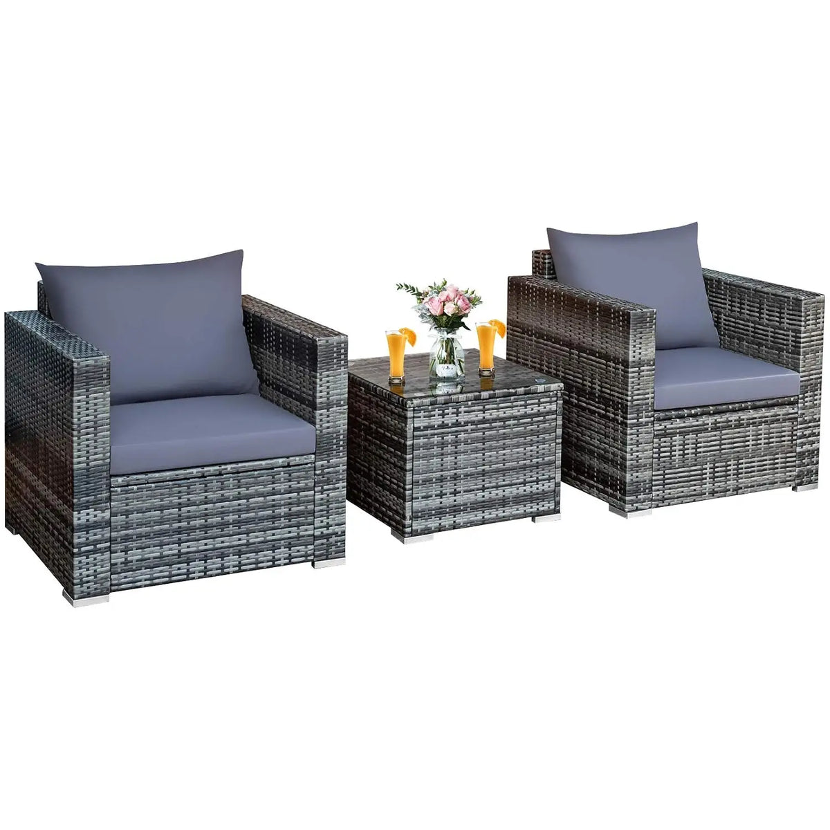 Premium Rattan Patio Set