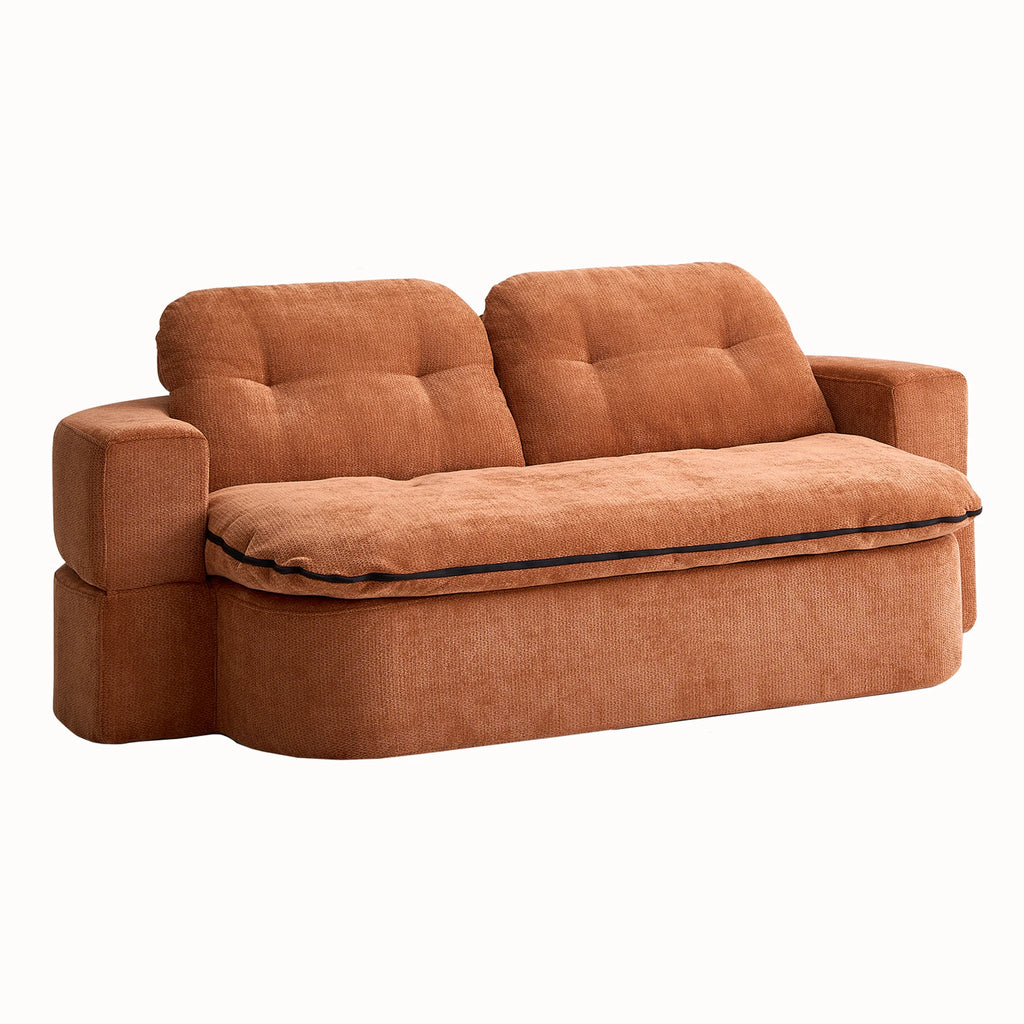 79" Boneless Convertible Loveseat Bed