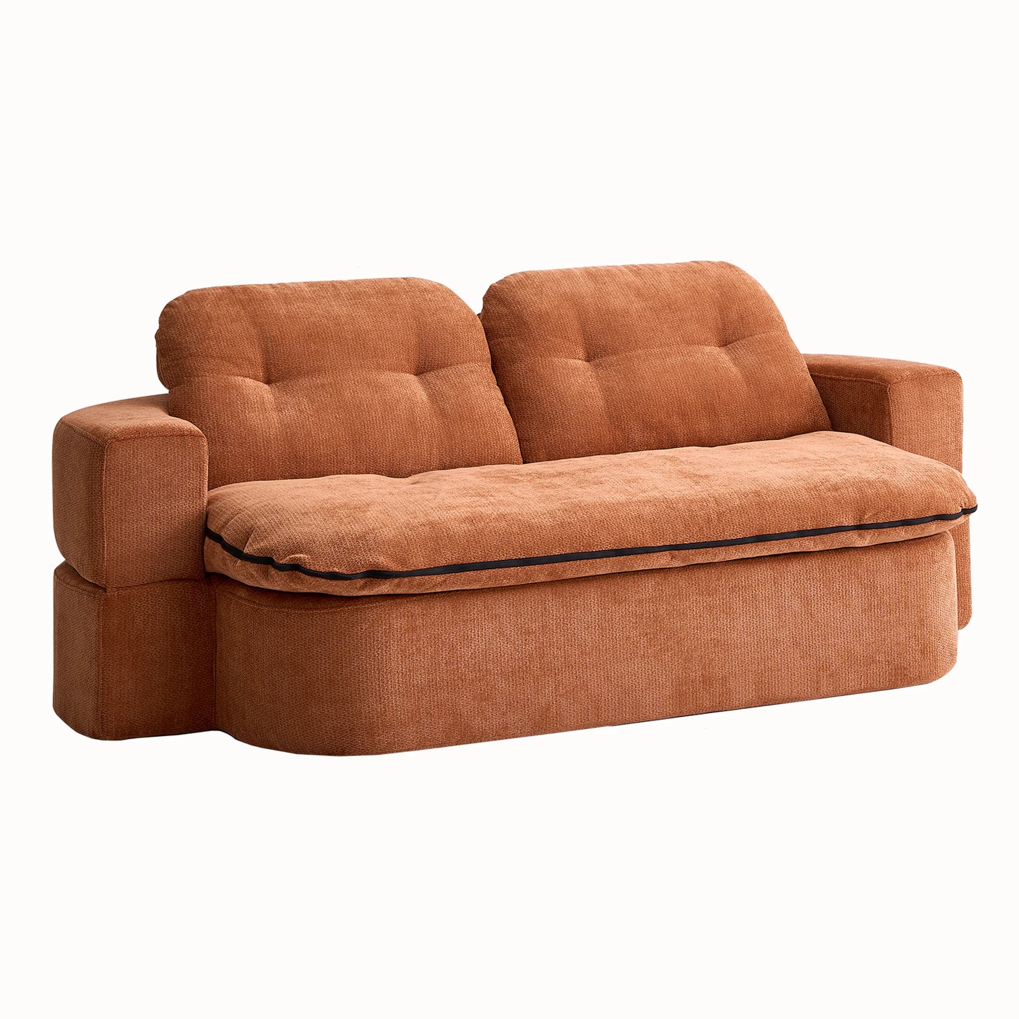 79" Boneless Convertible Loveseat Bed