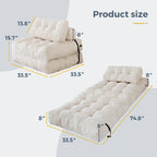 Foldable Fabric Sofa Bed