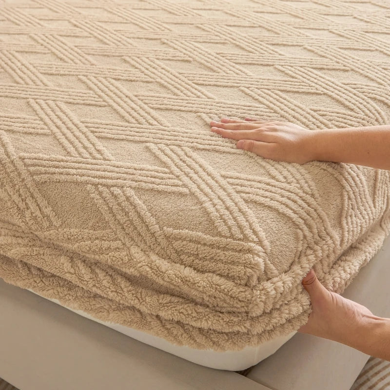 Cozy Fleece Thermal Fitted Bedsheet