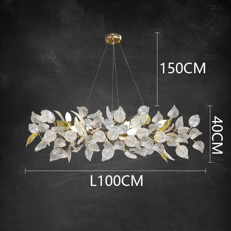 Luxury Ginkgo LED Chandelier