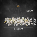 Luxury Ginkgo LED Chandelier
