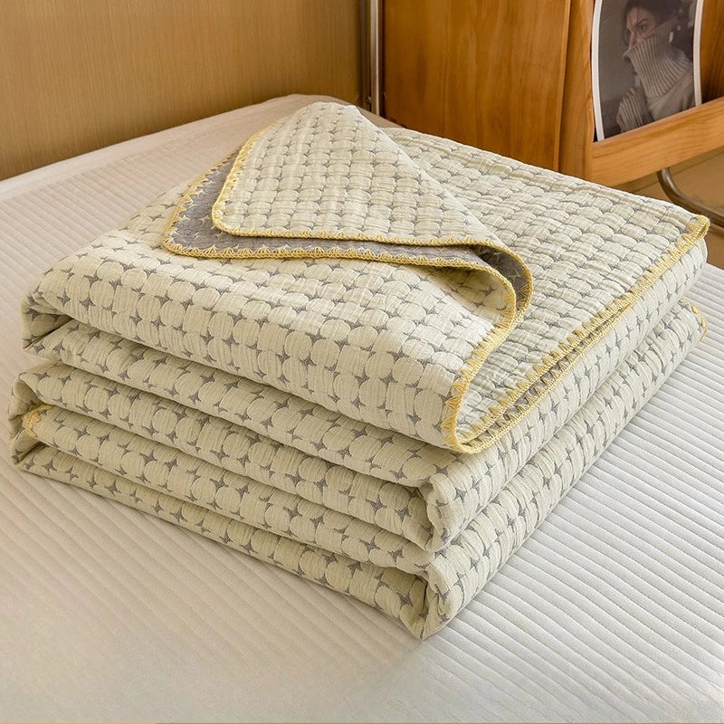 Cotton Gauze Summer Quilt Blanket