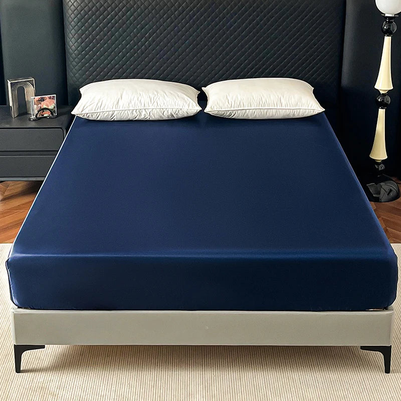 Soft Satin Fitted Bed Sheets