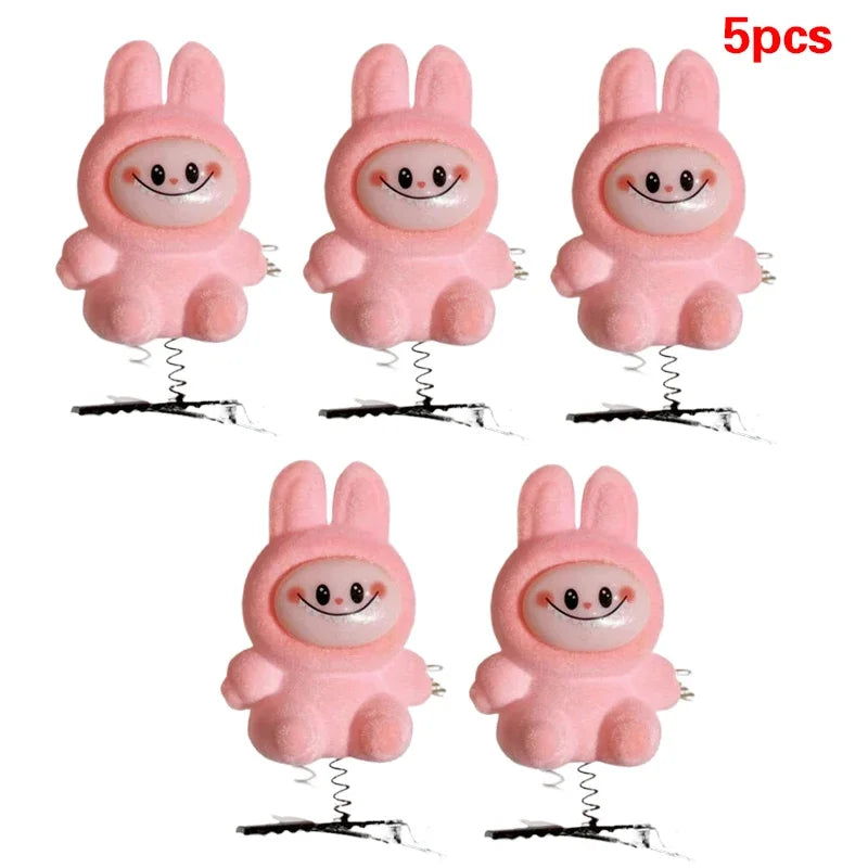 LABUBU FAN 5Pcs New Hair Clips
