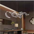 Artistic Ribbon Pendant Light Design